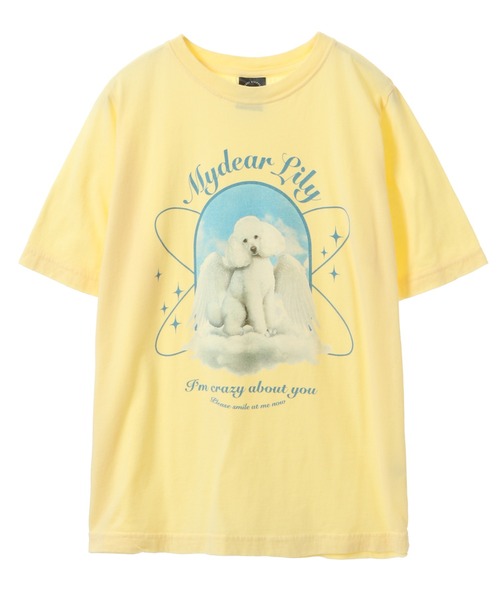 Candy Stripper（キャンディストリッパー）の「MY DEAR LILY Tシャツ（Tシャツ/カットソー・レディース・オフホワイト/ブラック/イエロー/ピンク・1/3/2）」の3枚目の写真