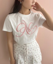 イニシャルビッグロゴ刺繍Tシャツ【WEB限定商品】