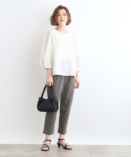 grove(グローブ)の「◆ギャザーハンドル2WAYショルダー(ショルダーバッグ・レディース・シルバー/ブラック/アイボリー/ライトグレー・00)」の15枚目の写真