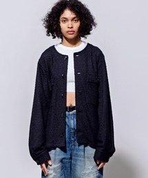 VICTIM ビクティム NO COLLAR CPO JACKET ウール 7UEe87K73npw.jpg?width=768