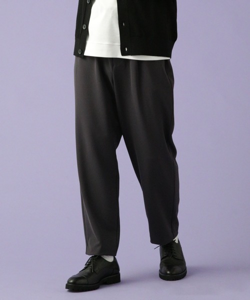 Apo(s)ture（アポスチャー）の「JOHAN-001/合繊テーパードパンツ（その他パンツ・メンズ・ブラック/チャコール/ベージュ/グリーン・XS/S/M/L/XL）」の12枚目の写真