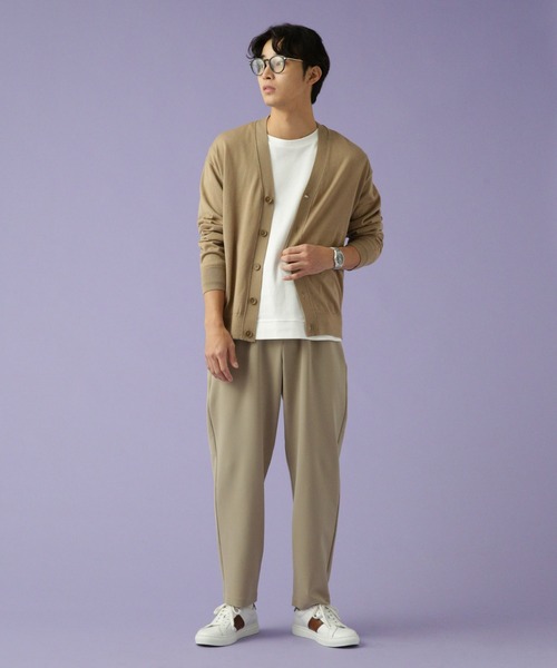 Apo(s)ture（アポスチャー）の「JOHAN-001/合繊テーパードパンツ（その他パンツ・メンズ・ブラック/チャコール/ベージュ/グリーン・XS/S/M/L/XL）」の20枚目の写真