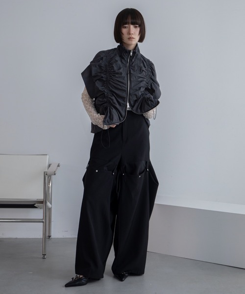 sarry 　　WCJ 人気ベスト　新品未使用 セール】モチーフレーシーベスト（ベスト）｜niko and