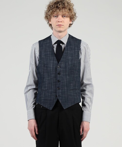 TAGLIATORE（タリアトーレ）の「【別注】TAGLIATORE BRIAN 5Bベスト（ベスト・メンズ・ネイビー・48/46）」の3枚目の写真