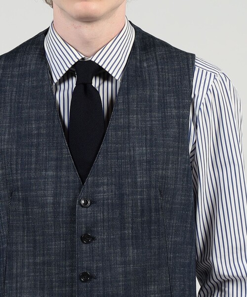 TAGLIATORE（タリアトーレ）の「【別注】TAGLIATORE BRIAN 5Bベスト（ベスト・メンズ・ネイビー・48/46）」の6枚目の写真
