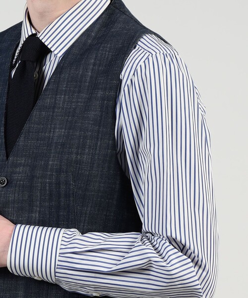 TAGLIATORE（タリアトーレ）の「【別注】TAGLIATORE BRIAN 5Bベスト（ベスト・メンズ・ネイビー・48/46）」の7枚目の写真