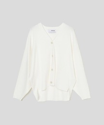 three dots | スリークセーター ボタンカーディガン(Tシャツ/カットソー)