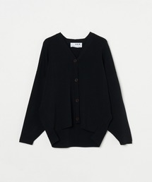 スリードッツ three dots 美品 近年 半袖 ニットカットソー ドルマンスリーブ 薄手 S 黒 ブラック X レディース three dots - スリードッツ 美品 近年 半袖 ニットカットソー