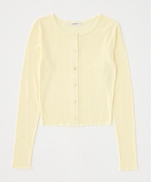 PICOT CROPPED カーディガン