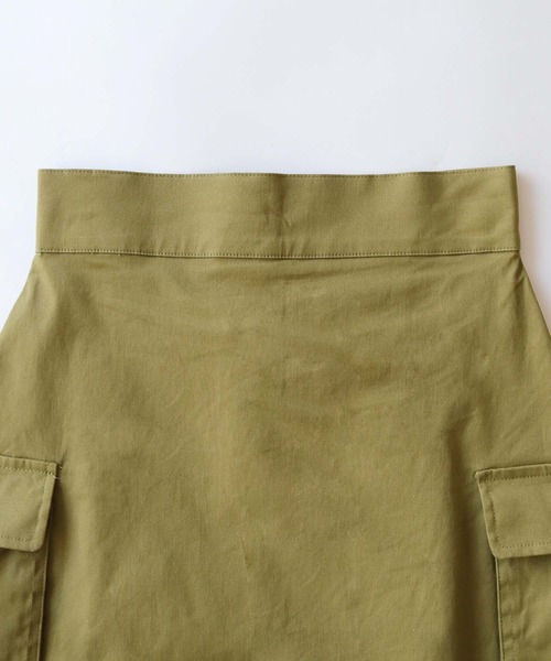 nomnom(ノムノム)の「【nomnom】リボンカーゴミニスカート(スカート・レディース・ベージュ/カーキ/グレー・SMALL/MEDIUM)」の15枚目の写真