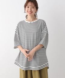 LEPSIM | 裾ラウンドBIGチュニック　987482(Tシャツ/カットソー)