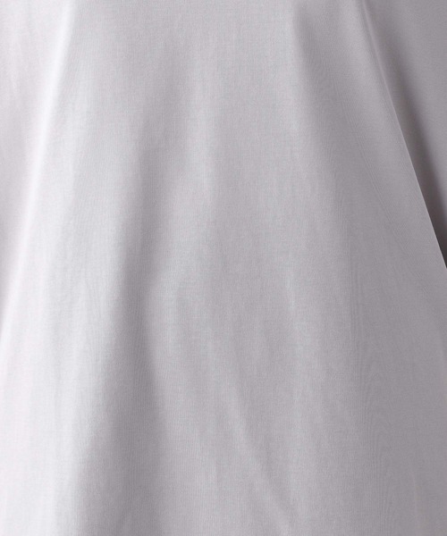 LEPSIM（レプシィム）の「【3つの機能付き】裾ラウンドBIGチュニック　987482（Tシャツ/カットソー・レディース・ライトグリーン/ライトグレー/グレイッシュベージュ/ブラック/ホワイト×ブラック/レッド/ボルドー・FREE）」の10枚目の写真