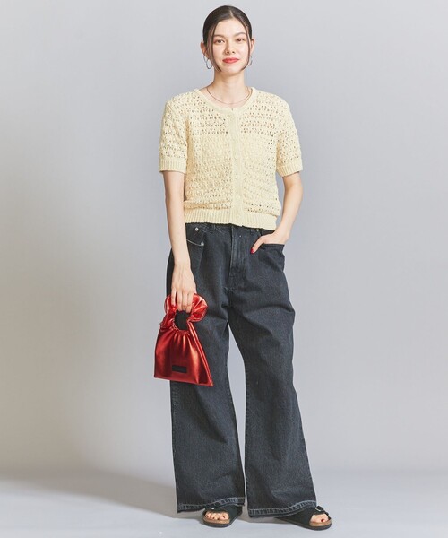 HELOYSE(エロイーズ)の「【一部別注】<HELOYSE>メタリック トースト ワンハンドルバッグ(ハンドバッグ・レディース・レッド/シルバー・FREE)」の6枚目の写真