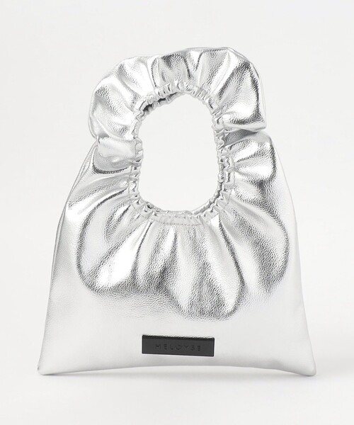 HELOYSE(エロイーズ)の「【一部別注】<HELOYSE>メタリック トースト ワンハンドルバッグ(ハンドバッグ・レディース・レッド/シルバー・FREE)」の7枚目の写真