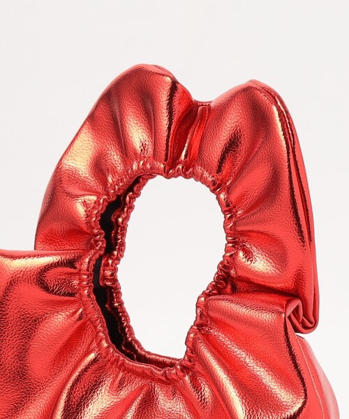 HELOYSE(エロイーズ)の「【一部別注】<HELOYSE>メタリック トースト ワンハンドルバッグ(ハンドバッグ・レディース・レッド/シルバー・FREE)」の20枚目の写真