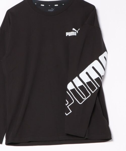 PUMA（プーマ）の「【PUMA】プーマ　680687　ＰＯＷＥＲ　ＭＸ　ＬＳ　Ｔシャツ/長袖/ロンT（Tシャツ/カットソー・メンズ・ブラック/ホワイト・M/L/XL）」の4枚目の写真