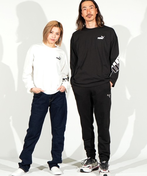 PUMA（プーマ）の「【PUMA】プーマ　680687　ＰＯＷＥＲ　ＭＸ　ＬＳ　Ｔシャツ/長袖/ロンT（Tシャツ/カットソー・メンズ・ブラック/ホワイト・M/L/XL）」の5枚目の写真