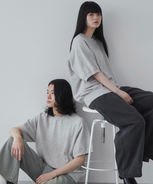 THE STANDARD（ザスタンダード）の「WEGO/ハーフスリーブスウェット（スウェット・メンズ・ブルー系その他/杢グレー/ブラック・LARGE/MEDIUM）」の3枚目の写真