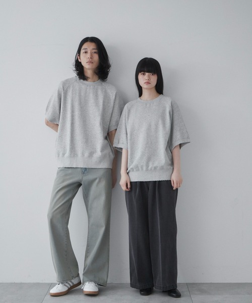 THE STANDARD（ザスタンダード）の「WEGO/ハーフスリーブスウェット（スウェット・メンズ・ブルー系その他/杢グレー/ブラック・LARGE/MEDIUM）」の13枚目の写真