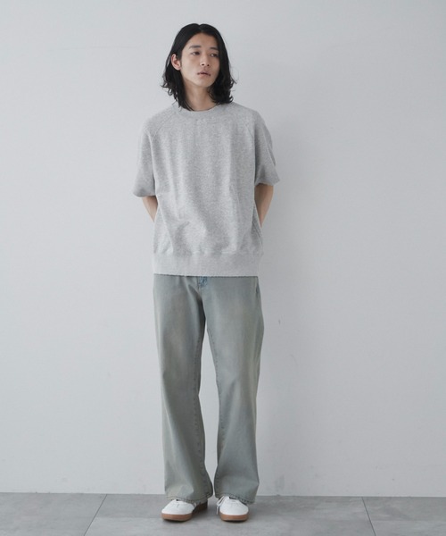 THE STANDARD（ザスタンダード）の「WEGO/ハーフスリーブスウェット（スウェット・メンズ・ブルー系その他/杢グレー/ブラック・LARGE/MEDIUM）」の16枚目の写真