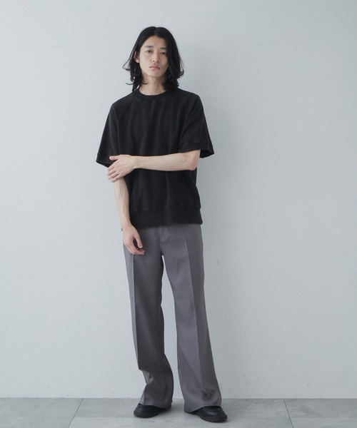 THE STANDARD（ザスタンダード）の「WEGO/ハーフスリーブスウェット（スウェット・メンズ・ブルー系その他/杢グレー/ブラック・LARGE/MEDIUM）」の14枚目の写真