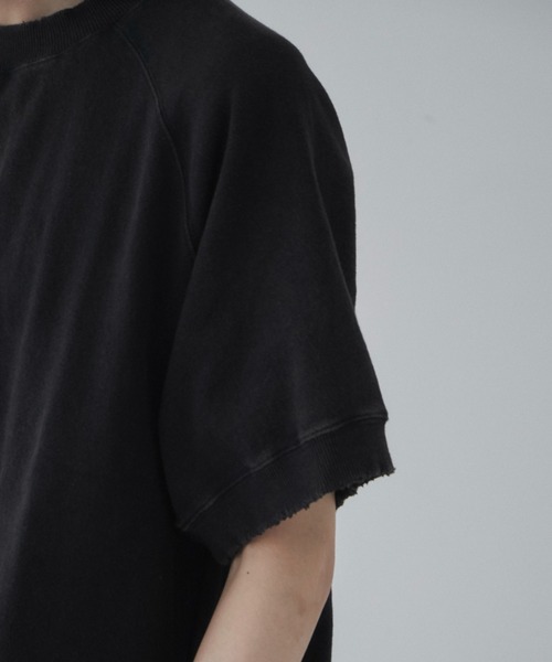 THE STANDARD（ザスタンダード）の「WEGO/ハーフスリーブスウェット（スウェット・メンズ・ブルー系その他/杢グレー/ブラック・LARGE/MEDIUM）」の9枚目の写真