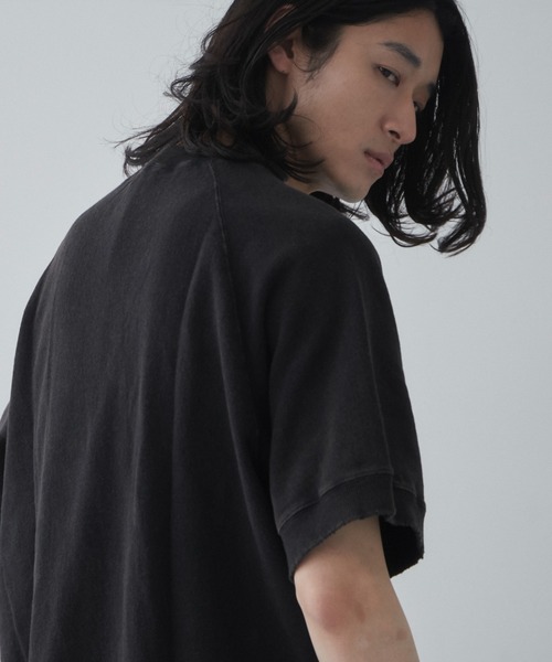 THE STANDARD（ザスタンダード）の「WEGO/ハーフスリーブスウェット（スウェット・メンズ・ブルー系その他/杢グレー/ブラック・LARGE/MEDIUM）」の4枚目の写真