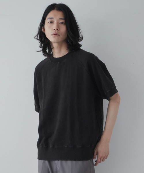 THE STANDARD（ザスタンダード）の「WEGO/ハーフスリーブスウェット（スウェット・メンズ・ブルー系その他/杢グレー/ブラック・LARGE/MEDIUM）」の5枚目の写真