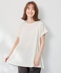 ANY | フクレジャージチュニック(Tシャツ/カットソー)