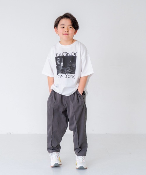 and D. petit main（アンドディープティマイン）の「リラックススラックス（スラックス・キッズ・ブルーグレー/チャコール/シルバーグレー・120cm/130cm/140cm/150cm/110cm/100cm）」の5枚目の写真