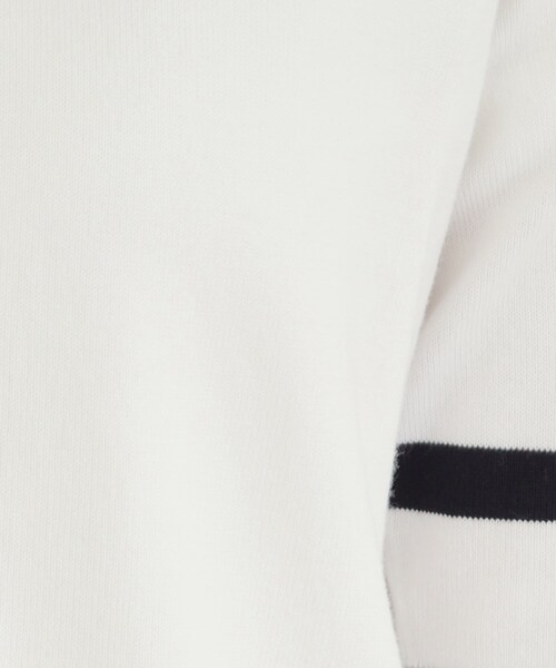 index(インデックス)の「◆UV バイカラー半袖カーディガン オーガニックコットン 【洗濯機洗い可】(カーディガン/ボレロ・レディース・ブルー系9/ブラック系4/ホワイト系7・42/40/38/36)」の7枚目の写真