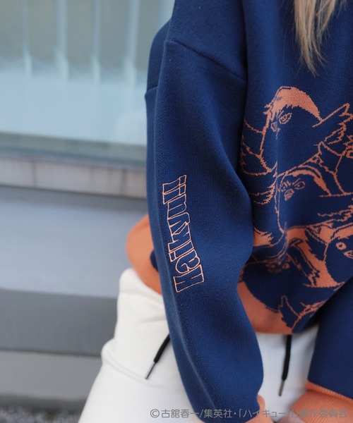 HOOK（フック）の「ハイキュー!! ×HOOK 総柄ニット（ニット/セーター