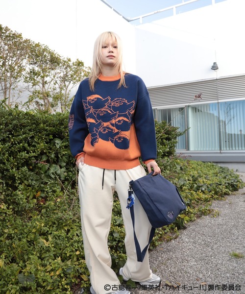 HOOK（フック）の「ハイキュー!! ×HOOK 総柄ニット（ニット/セーター