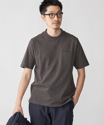 【WEB限定】SHIPS:〈抗菌・防臭〉テレワーク ビズ ワンポイント ロゴ ポケット Tシャツ