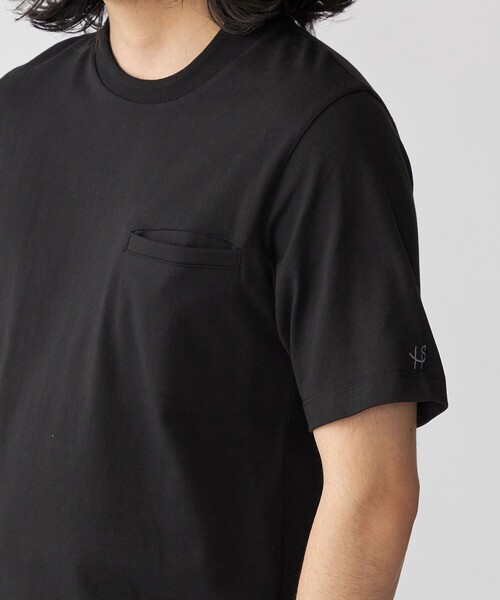 SHIPS(シップス)の「【WEB限定】SHIPS:〈抗菌・防臭〉テレワーク ビズ ワンポイント ロゴ ポケット Tシャツ(Tシャツ/カットソー・メンズ・ブラック/ホワイト/ダークグレー・SMALL/MEDIUM/LARGE/X-LARGE)」の6枚目の写真