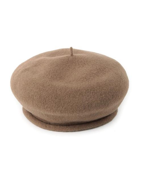 BEAUTY&YOUTH UNITED ARROWS（ビューティーアンドユースユナイテッドアローズ）の「BY フェルトカラーベレー◆（ハンチング/ベレー帽・レディース・ブラック/グレー/ベージュ/ワインレッド/オリーブ・フリー）」の3枚目の写真