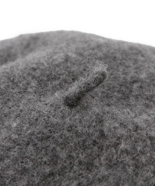 BEAUTY&YOUTH UNITED ARROWS（ビューティーアンドユースユナイテッドアローズ）の「BY フェルトカラーベレー◆（ハンチング/ベレー帽・レディース・ブラック/グレー/ベージュ/ワインレッド/オリーブ・フリー）」の8枚目の写真