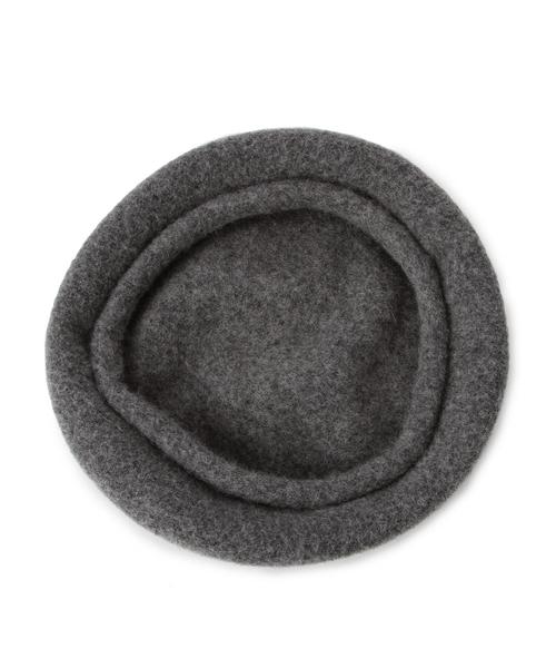 BEAUTY&YOUTH UNITED ARROWS（ビューティーアンドユースユナイテッドアローズ）の「BY フェルトカラーベレー◆（ハンチング/ベレー帽・レディース・ブラック/グレー/ベージュ/ワインレッド/オリーブ・フリー）」の9枚目の写真