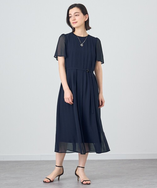 ANAYI（アナイ）の「シフォンコンビタックワンピース（ワンピース