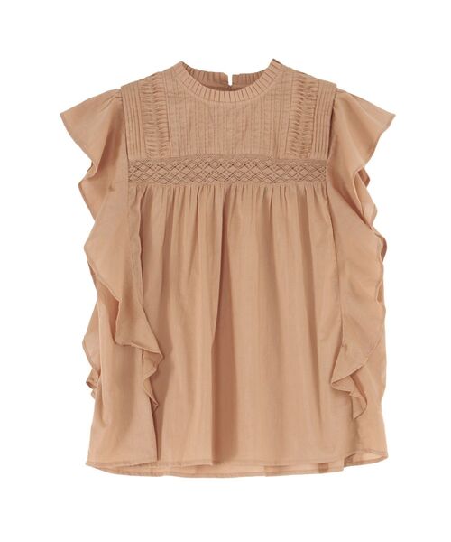 Ungrid（アングリッド）の「コットンノースリフリルブラウス（シャツ/ブラウス・レディース・ブラック/ピンク/オフホワイト・FREE）」の14枚目の写真