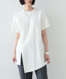 GALLEST | スリットロングTシャツ(Tシャツ/カットソー)