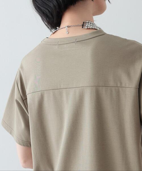 GALLEST（ギャレスト）の「◆スリットロングTシャツ（Tシャツ/カットソー・レディース・ホワイト系/カーキ/ブラック・38）」の6枚目の写真