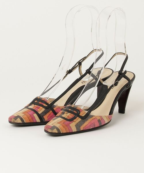 EMILIO PUCCI バックストラップパンプス エミリオプッチ EMILIO PUCCI