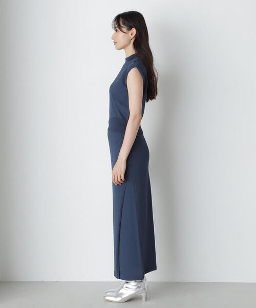 NATURAL BEAUTY BASIC（ナチュラルビューティーベーシック）の「ニットセットアップ（ワンピース・レディース・ブラック/ダークブルー/ダークブラウン・MEDIUM）」の5枚目の写真