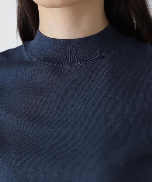 NATURAL BEAUTY BASIC(ナチュラルビューティーベーシック)の「ニットセットアップ(ワンピース・レディース・ブラック/ダークブルー/ダークブラウン・MEDIUM)」の8枚目の写真
