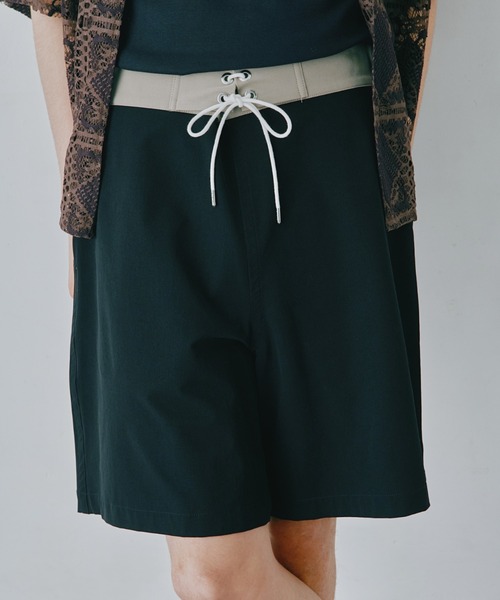 NANO universe（ナノユニバース）の「テックポプリンハイブリットサーフショーツ（その他パンツ・メンズ・ブラック/レッド/ネイビー・L/M/S）」の11枚目の写真