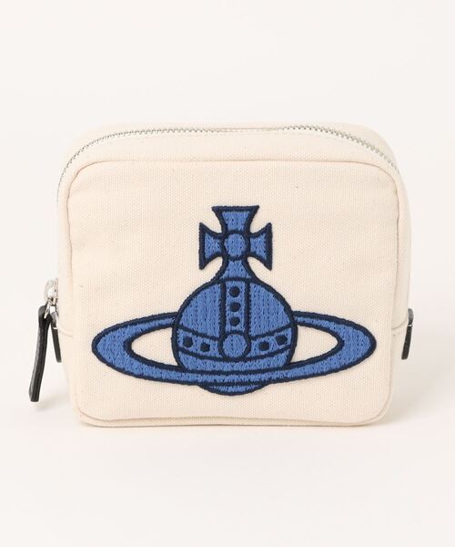 Vivienne Westwood(ヴィヴィアンウエストウッド)の「キャンバス定番ポーチ(ポーチ・レディース・ブラック/ベージュ/グリーン・FREE)」の3枚目の写真