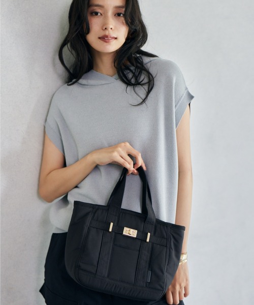 BARNYARDSTORM(バンヤードストーム)の「BARNYARDSTORM / バックル付トートM(トートバッグ・レディース・ブラック/カーキ・FREE)」の6枚目の写真