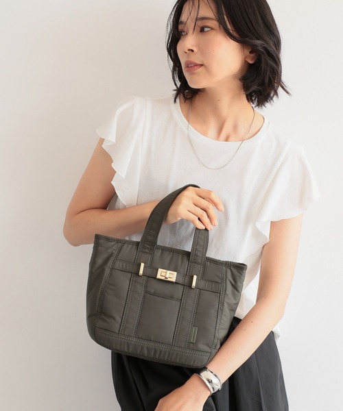 BARNYARDSTORM(バンヤードストーム)の「BARNYARDSTORM / バックル付トートM(トートバッグ・レディース・ブラック/カーキ・FREE)」の15枚目の写真