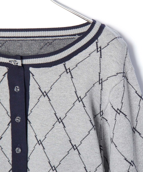 VIS(ビス)の「【SET】モノグラムニットアンサンブル【WEB/一部店舗限定】(アンサンブル・レディース・ブルー系その他4/グレー系その他/ピンク系その他2・FREE)」の22枚目の写真